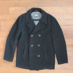 S | Kenneth Cole Reaction Black Peacoat